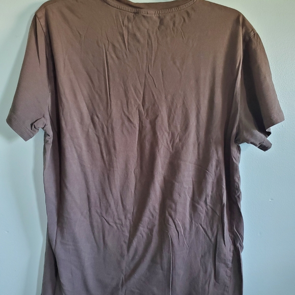 Divided Men's Short Sleeve Brown Tee - Picture 2 of 3